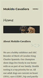 Mobile Screenshot of mokidocavaliers.com